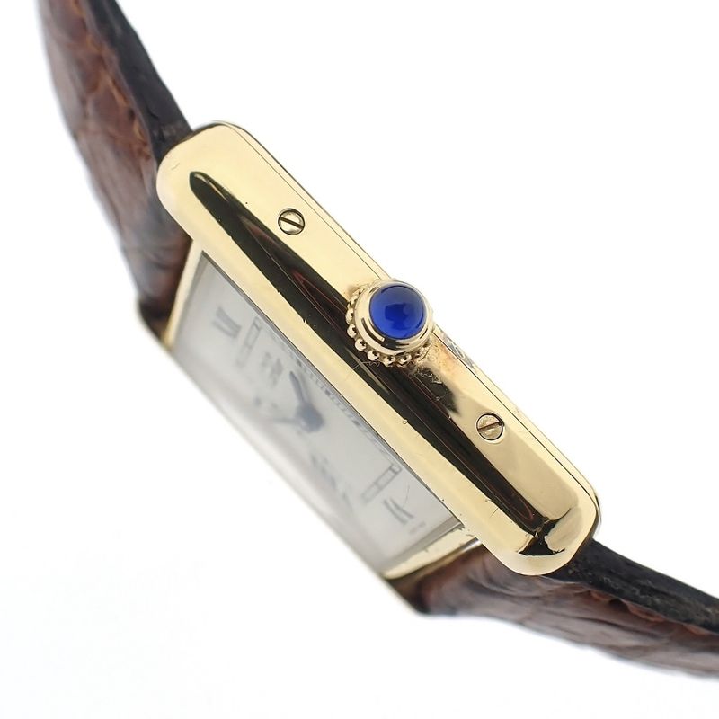 Image 3 of Cartier Tank 'Vermeil'; Women's watch