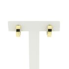 Image 1 of Gold hinged hoop earrings | Ø 12.4 mm