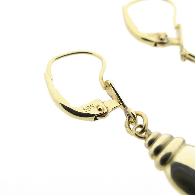 Image 5 of Vintage gold earrings