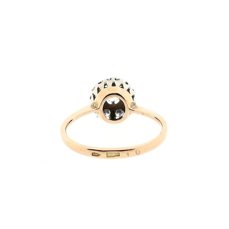 Image 4 of Rose gold ring with diamonds; 1.00 ct.