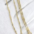 Image 7 of Gold Singapore link necklace; 51.5 cm | Midas