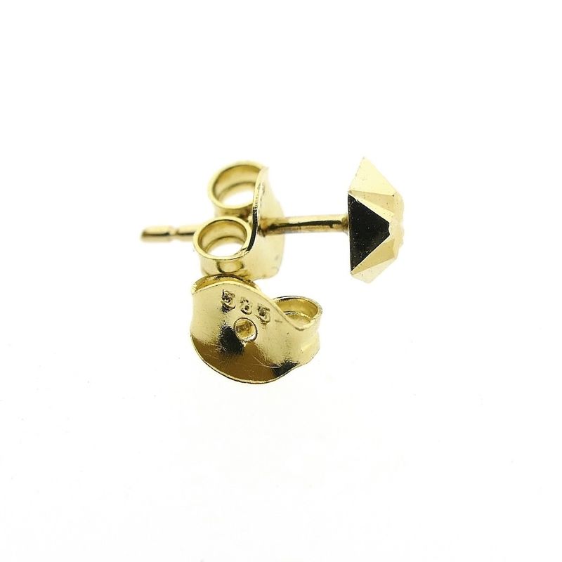Image 4 of Gold vintage stud earrings