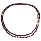 Image 6 of Antique glass bead necklace with gold clasp