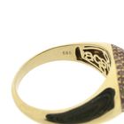 Image 5 of Gold ring pavé with pink tourmaline