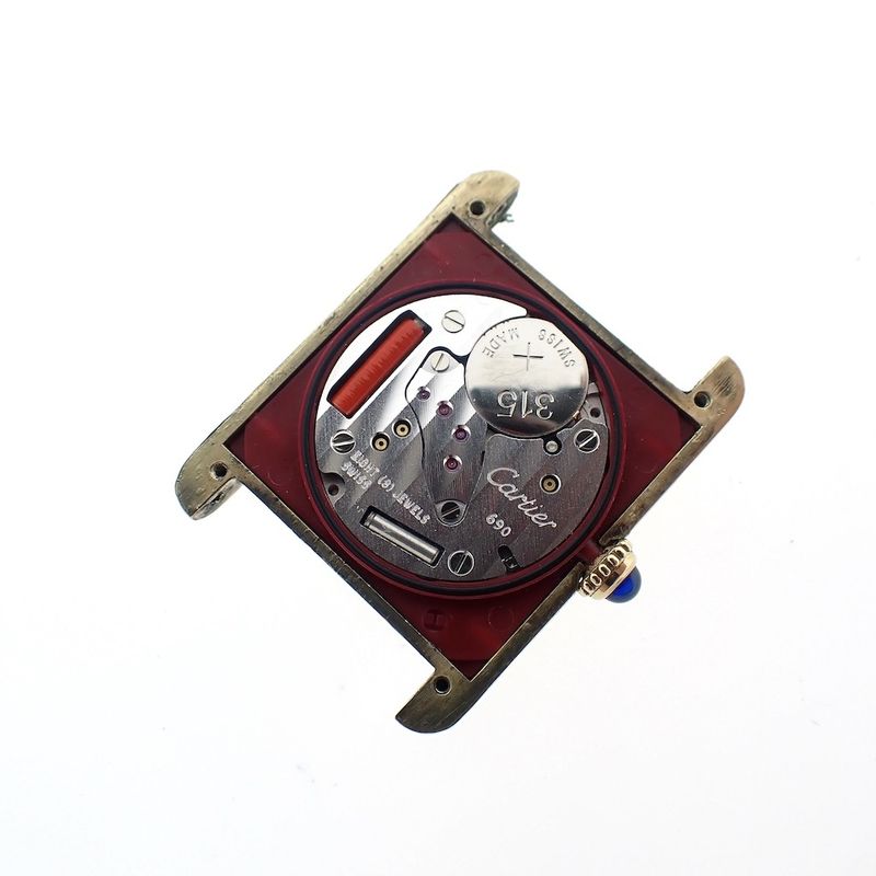 Image 7 of Cartier Tank Vermeil; Women's watch