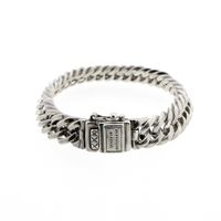 Silver BUDDHA TO BUDDHA bracelet; Chain XS | 18.5 cm