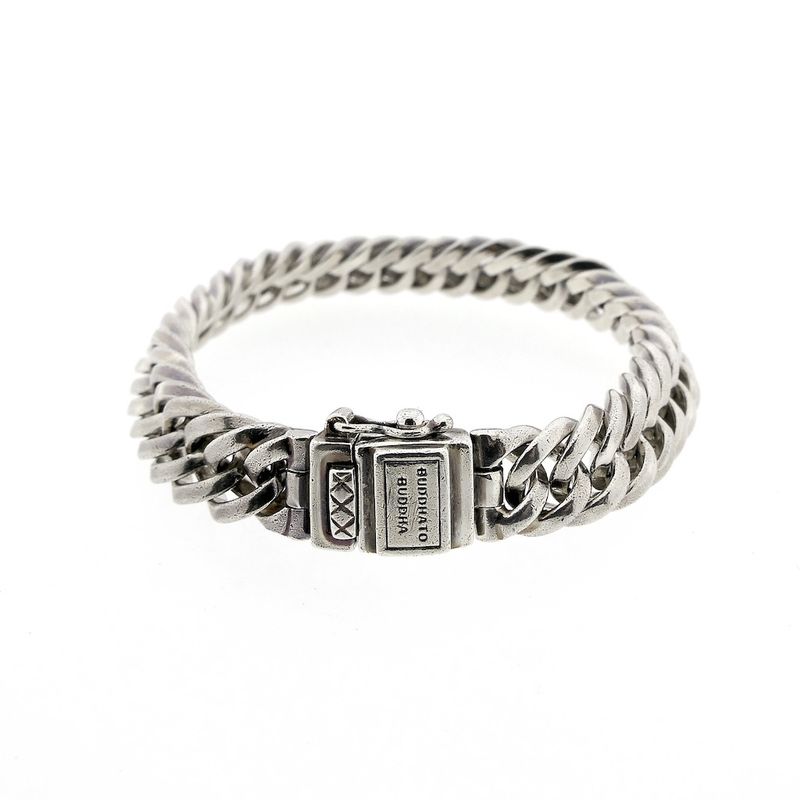 Image 1 of Silver BUDDHA TO BUDDHA bracelet; Chain XS | 18.5 cm
