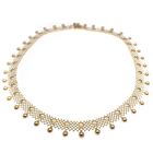 Image 2 of Gold women's necklace; Vintage | 45 cm