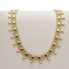 Image 1 of Gold women's necklace; Vintage | 45 cm