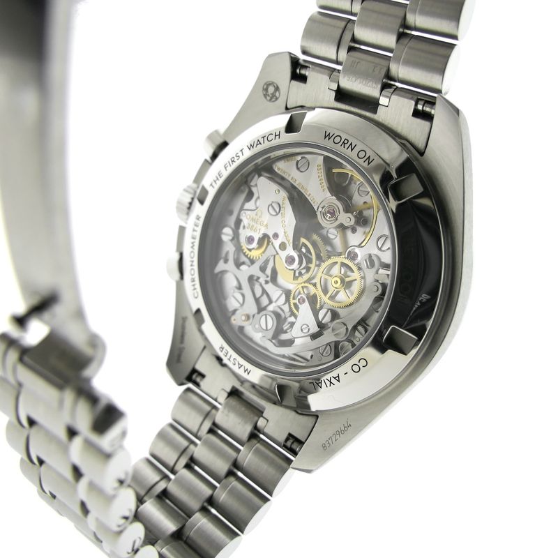 Image 10 of Omega Speedmaster Moonwatch 'Double Sapphire'; Chronograph men's watch