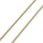Image 6 of Gold gourmet link chain | 54 cm