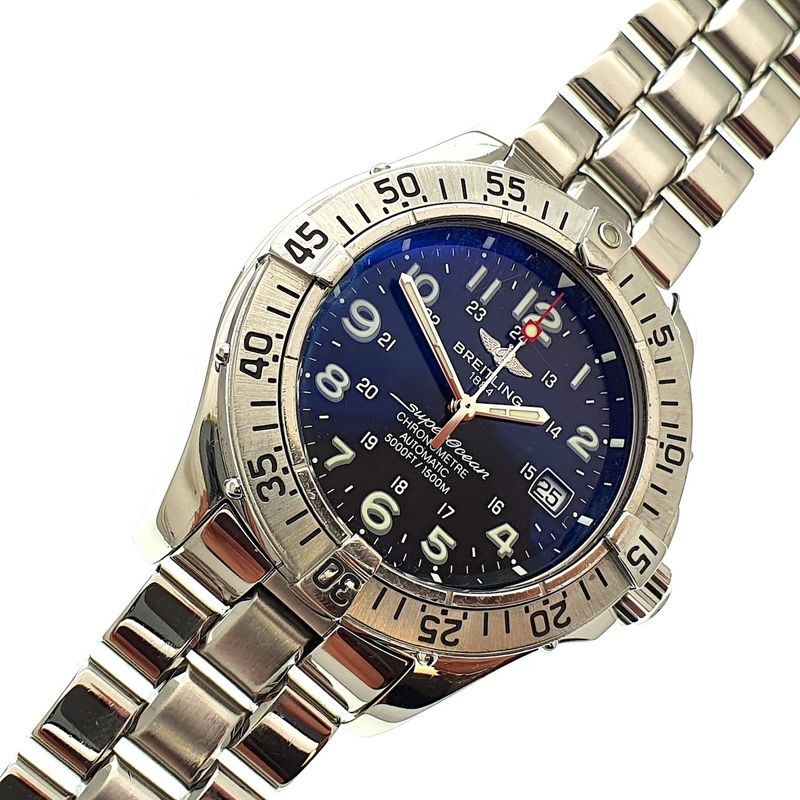 Image 10 of Breitling Superocean; men's diving watch | Ref: A17360