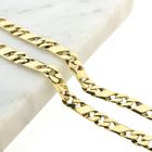 Image 6 of Gold fantasy/gourmet link necklace; Men | 52 cm