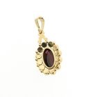 Image 6 of Vintage gold pendant with garnet