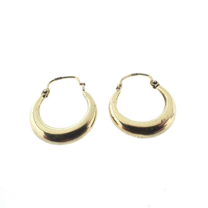 Image 7 of Gold subtle earrings | Ø 14.5 mm