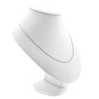 Image 6 of White gold thin gourmet link necklace