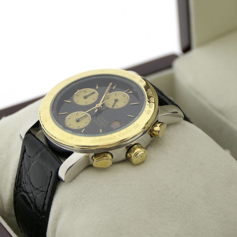 Image 6 of Girard Perregaux Chronograph 7000GBM; Automatic watch with 18k gold bezel