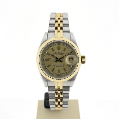 Image 1 of Rolex Lady-Datejust 26mm 69173; 18k. Vintage 18k. gold/steel women's watch