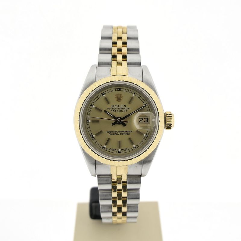 Image 1 of Rolex Lady-Datejust 26mm 69173; 18k. Vintage 18k. gold/steel women's watch