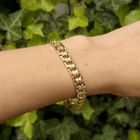 Image 10 of Gold fantasy link bracelet | 18.5 cm