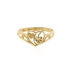 Image 3 of 21 carat gold ring with hearts