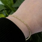 Image 8 of Gold twisted link bracelet | 20 cm