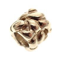 Pandora charm; Gold; Golden Leaves