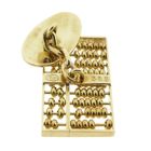 Image 4 of Gold cufflinks as an abacus.