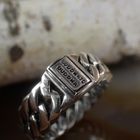 Image 7 of Silver Buddha to Buddha ring chain small