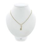 Image 3 of Gold pendant/charm of a tennis racket