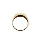 Image 5 of 10 karat signet ring with heliotrope