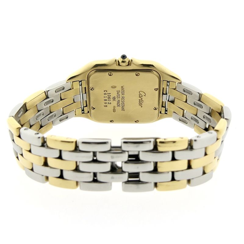Image 10 of Cartier Panthère 1060; 18k. Gouden mid-size horloge