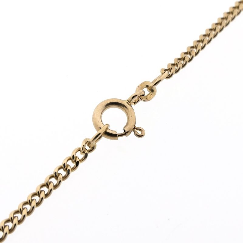 Image 6 of Two-tone gold gourmet/fantasy link chain