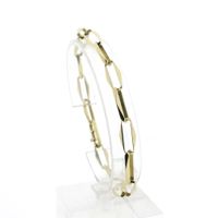 Gold closed for ever bracelet | 21 cm