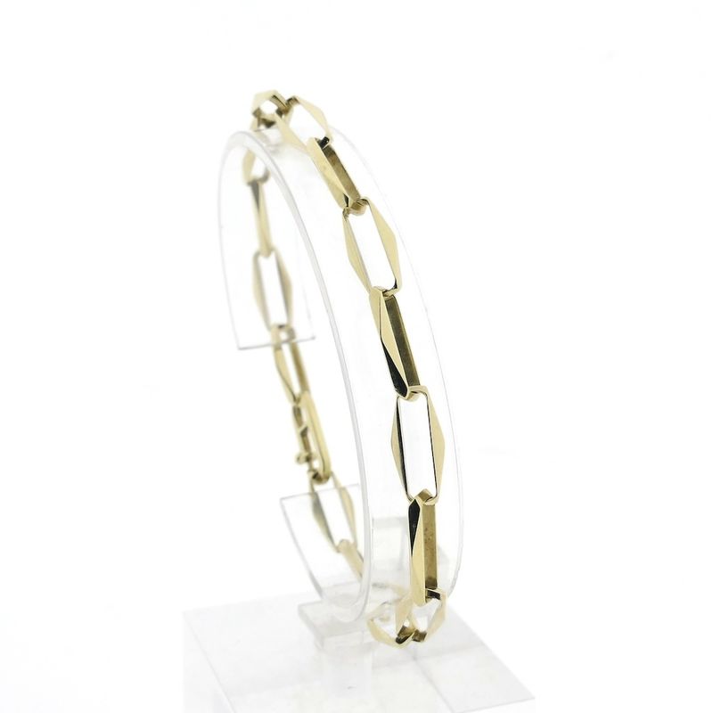 Image 1 of Gold closed for ever bracelet | 21 cm