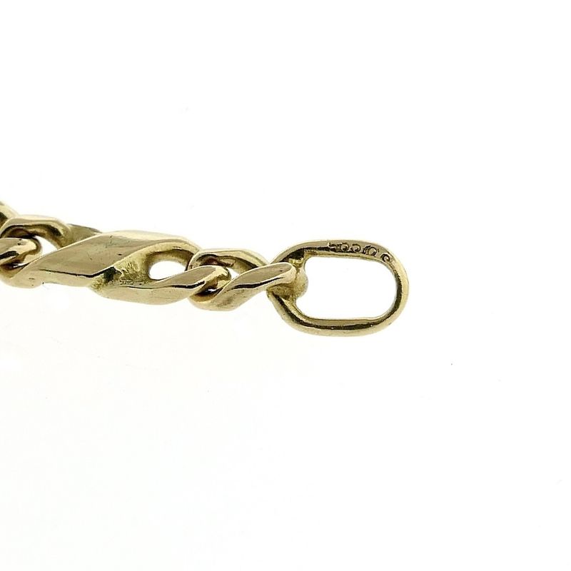 Image 5 of Gold Figaro link bracelet | 20.5 cm