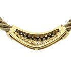 Image 7 of 18-karat gold necklace with diamonds and sapphire; Wellendorf | 42 cm