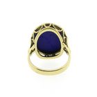 Image 5 of Gold ring with Lapis Lazuli | Vintage