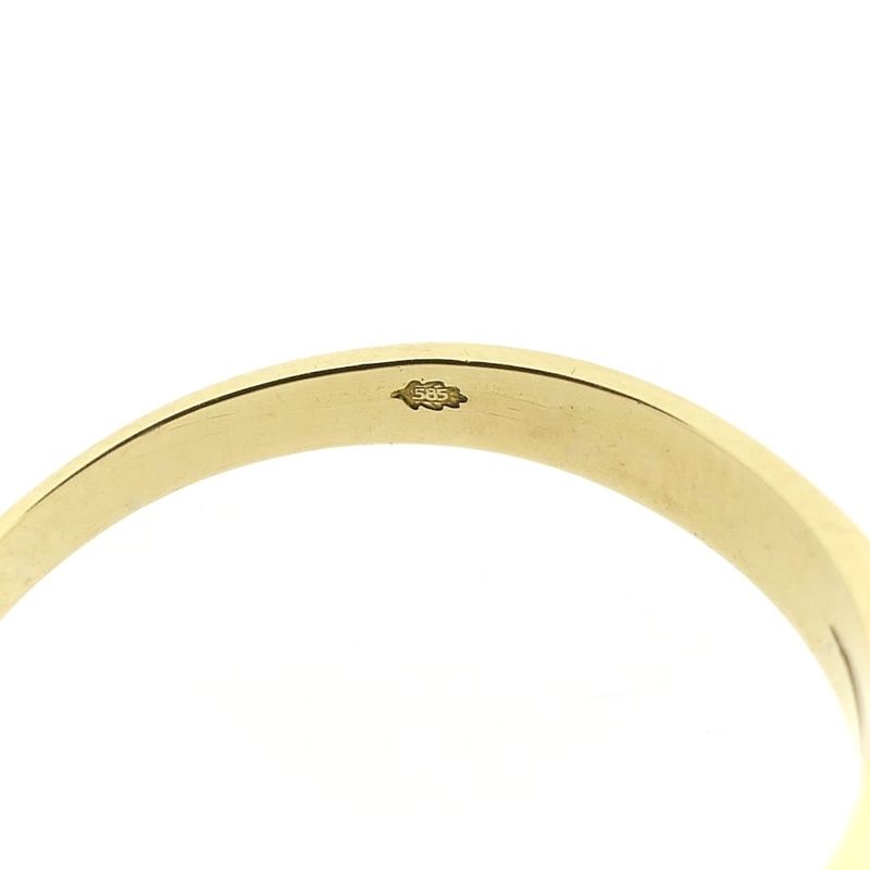 Image 7 of Gold subtle ring with zirconia