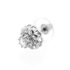 Image 9 of White gold entourage stud earrings with diamond; 1.20 ct.