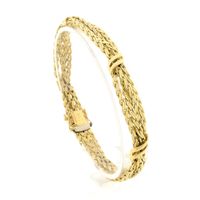 Gold fantasy link bracelet