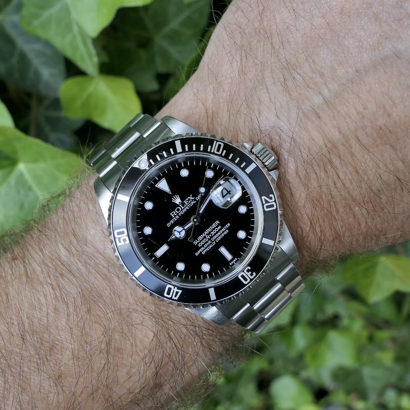 Image 23 of Rolex Submariner Date 16610; Men's diving watch in full set from 1995