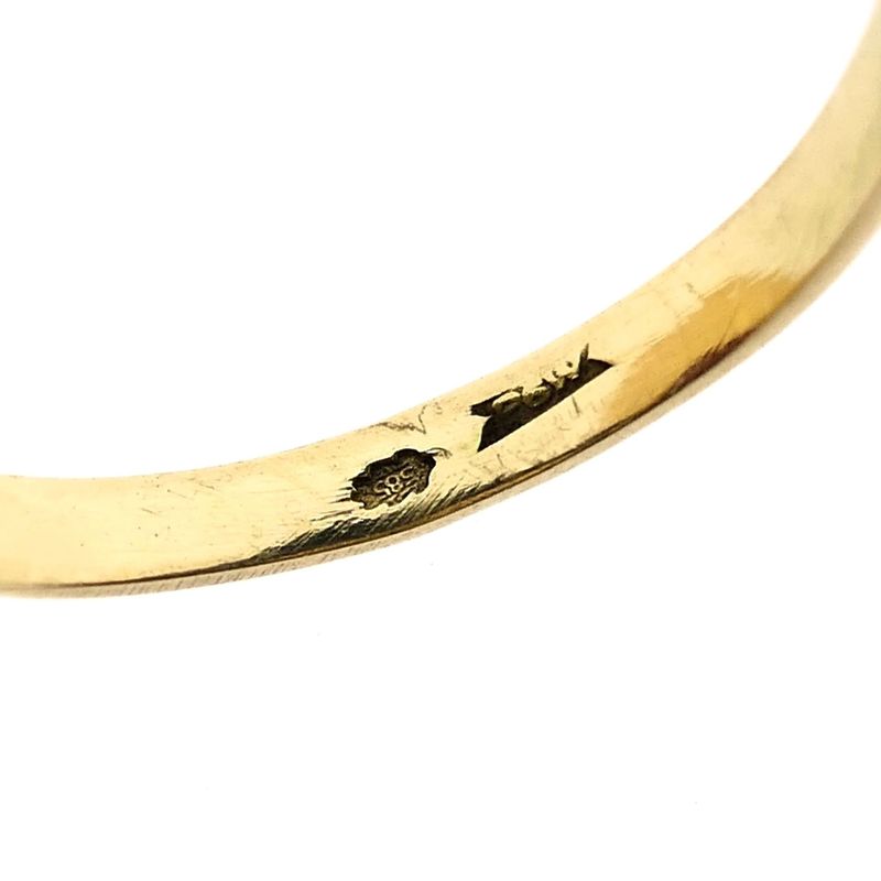 Image 8 of Gold Ring with Coral