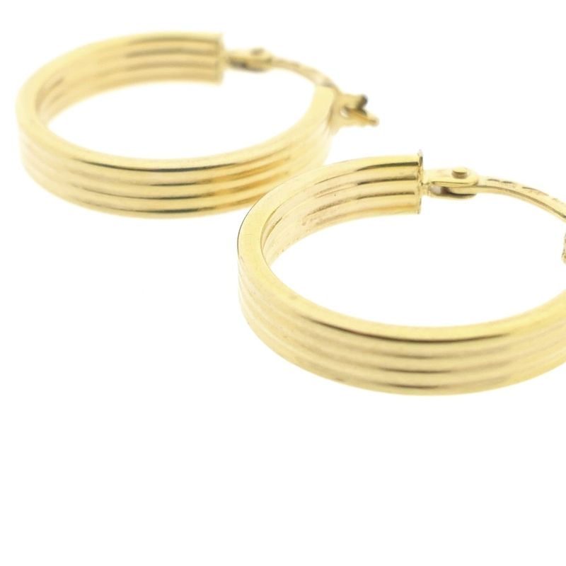 Image 9 of Gold earrings | Ø 18.0 mm