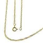 Image 1 of 18K Gold Twisted Link Chain | 42 cm