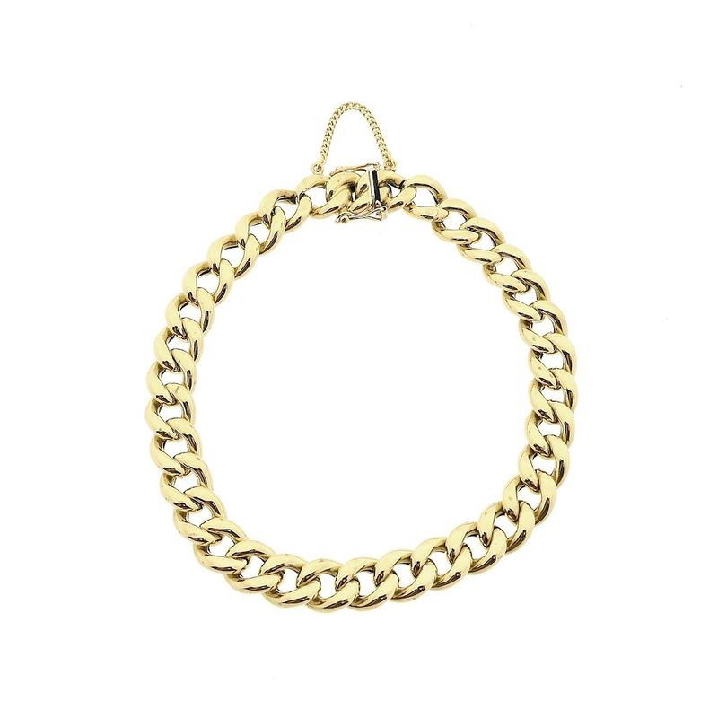 Image 3 of Gold gourmet link bracelet