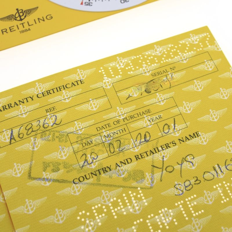 Image 21 of Breitling B-1 A68362; Analog/digital men's pilot's watch