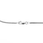 Image 4 of White gold snake link chain | 47 cm