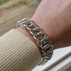 Image 10 of Silver link bracelet
