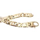 Image 6 of Two-tone gold link bracelet with diamonds